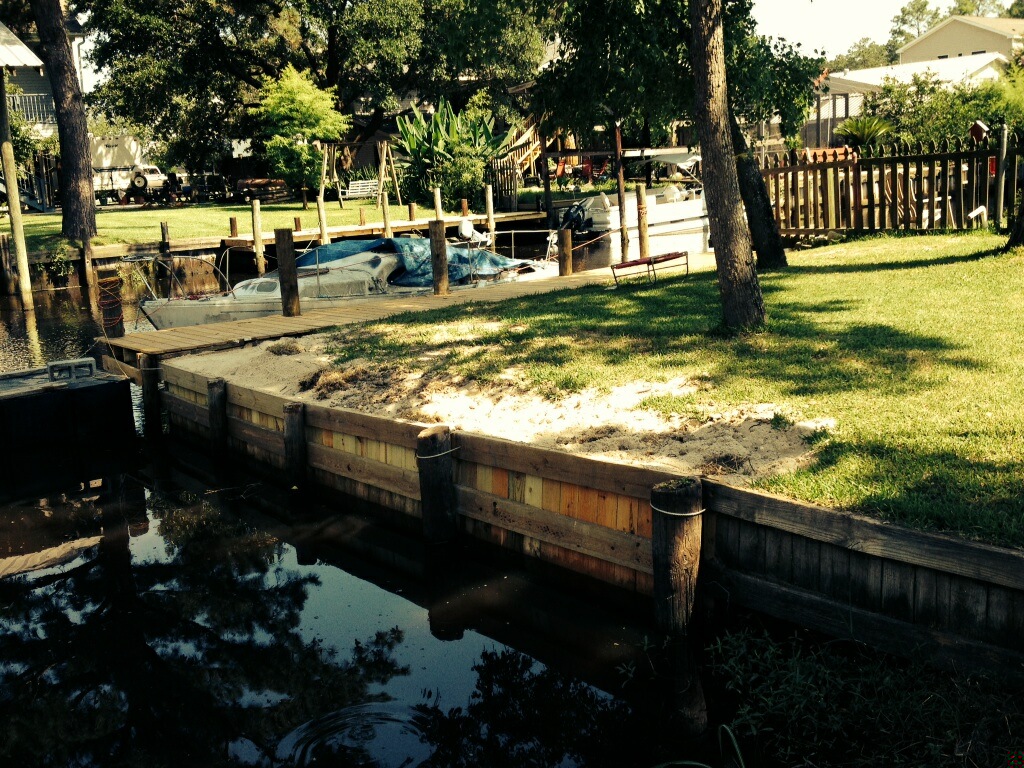 Deep South Marine Restoration project 10 — dock piling repair and restoration